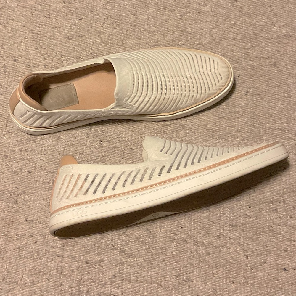 Cream Ugg Flats Size 9.5